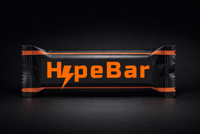 HypeBar packaging mockup